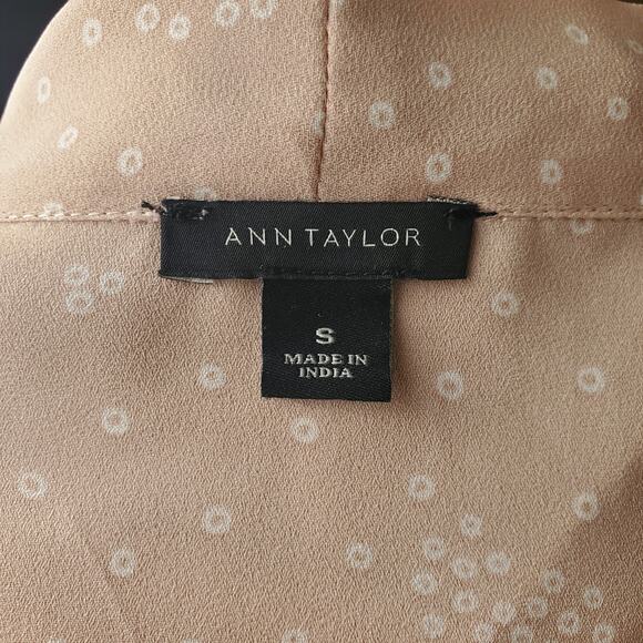Ann Taylor Blush Wrap Top Small - Picture 7 of 9